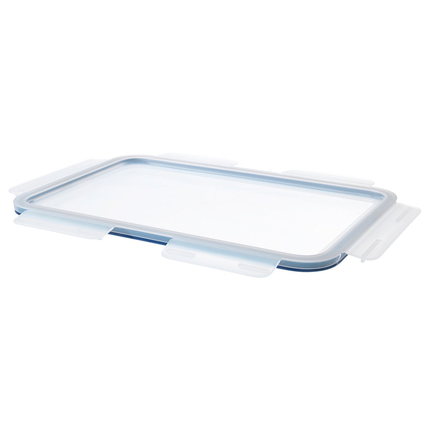 Baitique Clear Large Rectangular Snap-Lock Food Container Lid, 32x21 cm