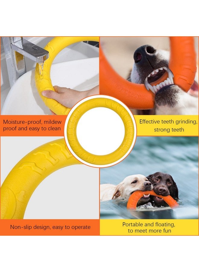 Leitee 2 Pack Dog Toys, Ring Toys Flying Discs for Small to Large Dogs - Training, Fetching, Floating, Teeth Cleaning (11 Inch) - Image 3