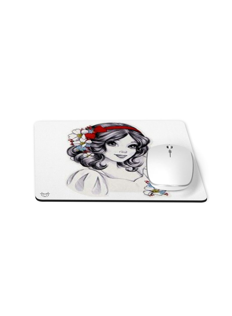 Reeman Design Mouse pad printed with a girl's drawing design