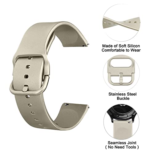 Tobfit 22mm Replacement Belt Strap Compatible with Noise ColorFit Ultra/Ultra 2, Vision, Caliber, Pro 3, Active/GPS, Buzz, Core Smart Watch, Removable Smartwatch Belts for Men & Women(Golden) - Image 2