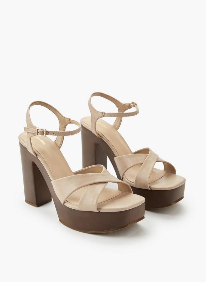 Surestep Women Platform Heel Sandals - Image 1