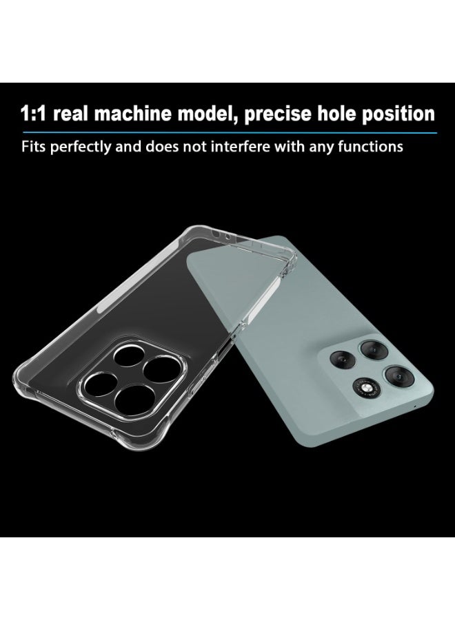 ChicVibe Clear Case for Motorola Moto G56 5G Clear TPU Four Corners Protection Back Cover Transparent Soft funda - Image 4
