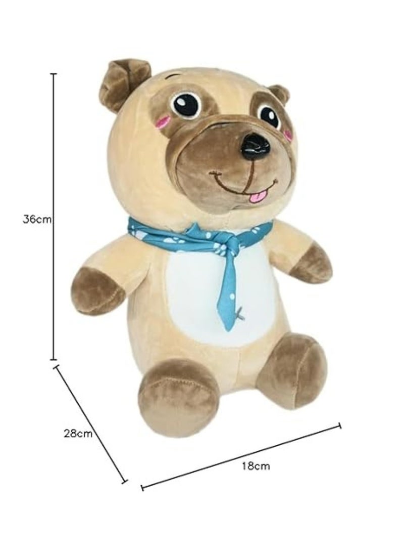 Cuddles Cute Marshmallow Dog Stuffed Animal Plush, Gifts For Kids, Soft Toys For Girls & Boys  10 Inch - Image 3
