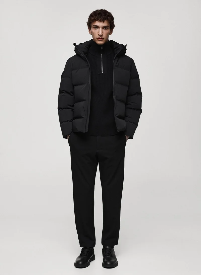 مانجو مان Waterproof Anorak With Feather Filling Jacket