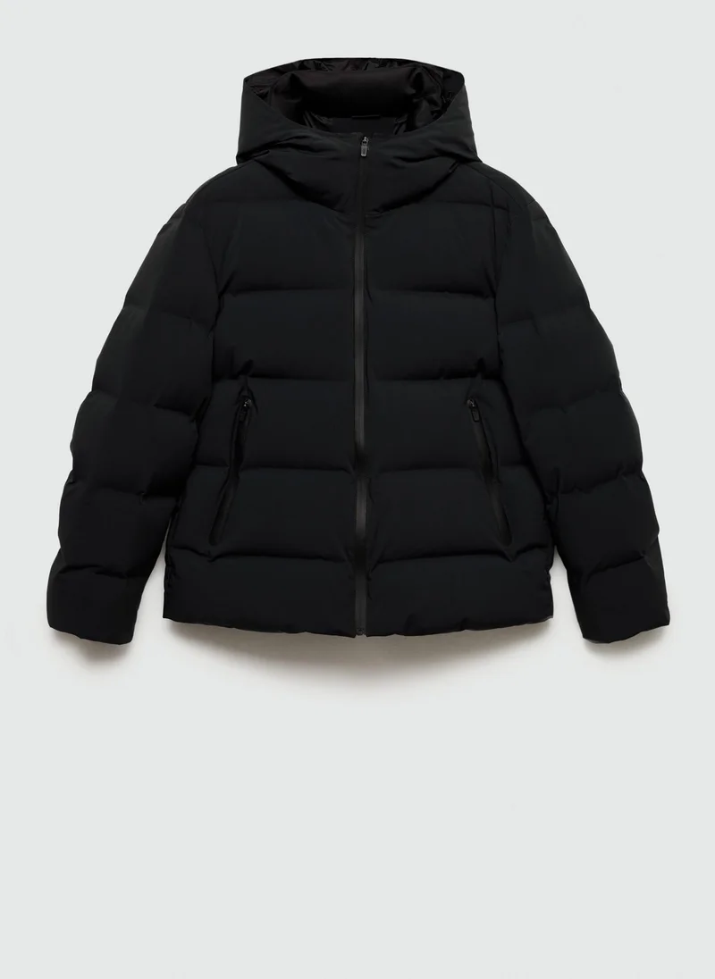 مانجو مان Waterproof Anorak With Feather Filling Jacket