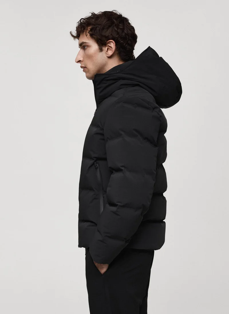 مانجو مان Waterproof Anorak With Feather Filling Jacket