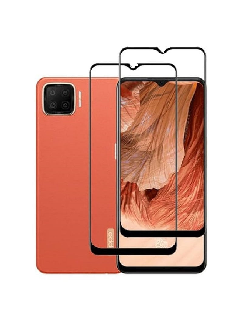 Super 2 Pieces Tempered Glass Screen Protector 5D Designed For Oppo A73 Full Glue Edge to Edge Full Screen Coverage And Bubble Free - Image 1
