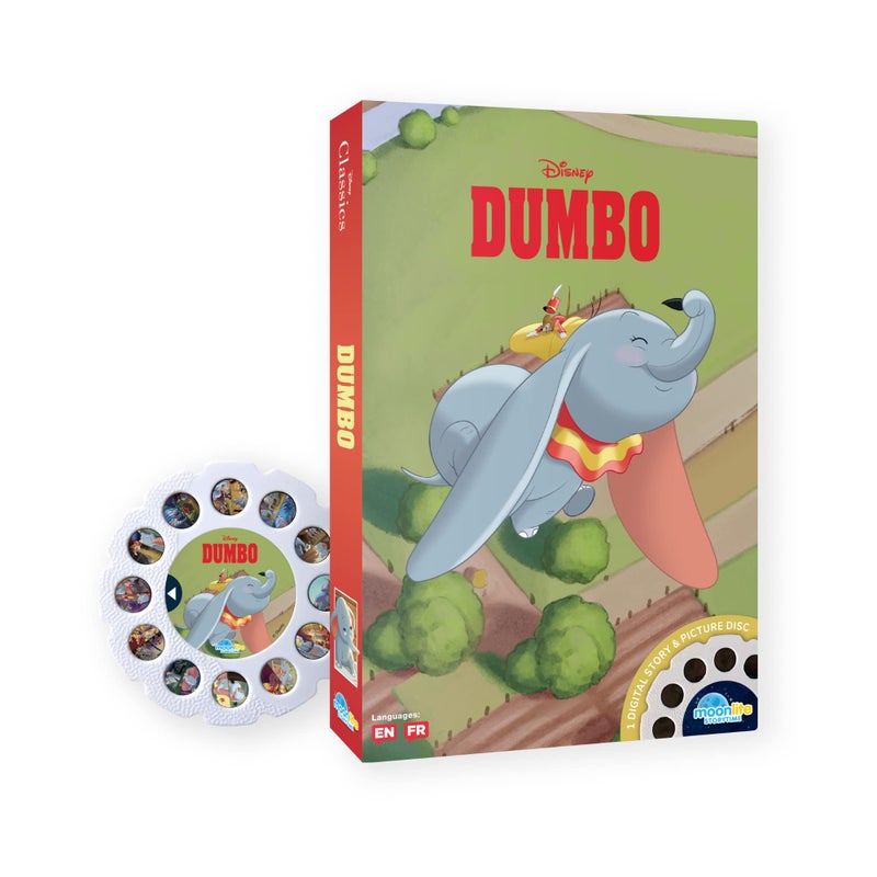 Moonlite Storytime Disneys Dumbo Storytime Disc A Magical Way to Read Together Projector Not Included Digital Story w Sound FX Learning Gifts for Kids Ages 1 Year Up - Image 3