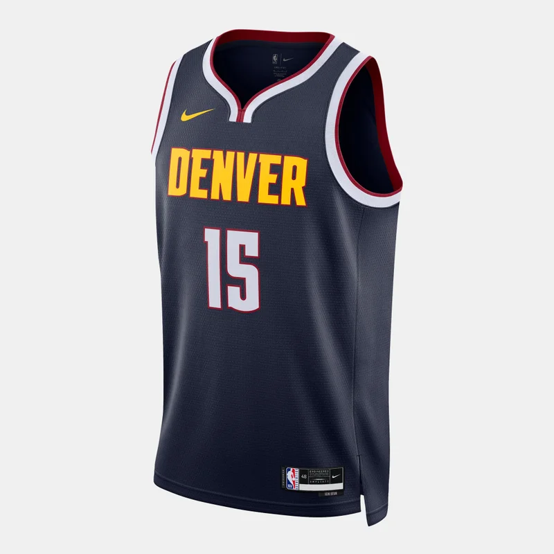 Nike Men's NBA 22/23 Denver Nuggets Jokic Icon Edition Swingman Basketball Jersey