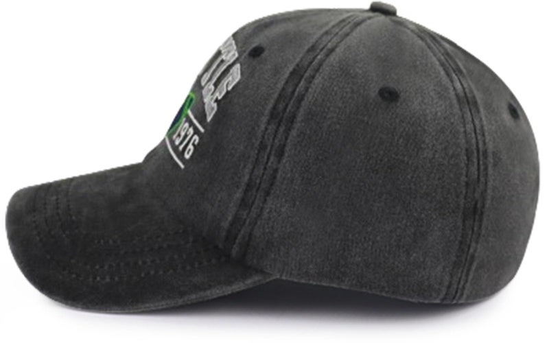 Terojnkl Embroidered City Football Hat for Men Women, Adjustable Unisex Cotton Fans Baseball Cap - Image 3
