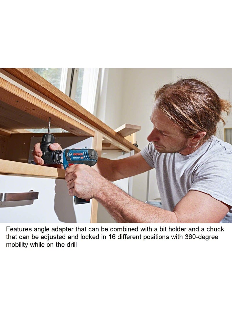 BOSCH Bosch GSR 12V15 FC Heavy Duty Cordless Drill 19 mm 14 Tool Holder FlexiCLick System 06 kg 2 x battery GBA 12V 20Ah Quick charger GAL 12V40 Professional Accessories 1 Year Warranty  - Image 4