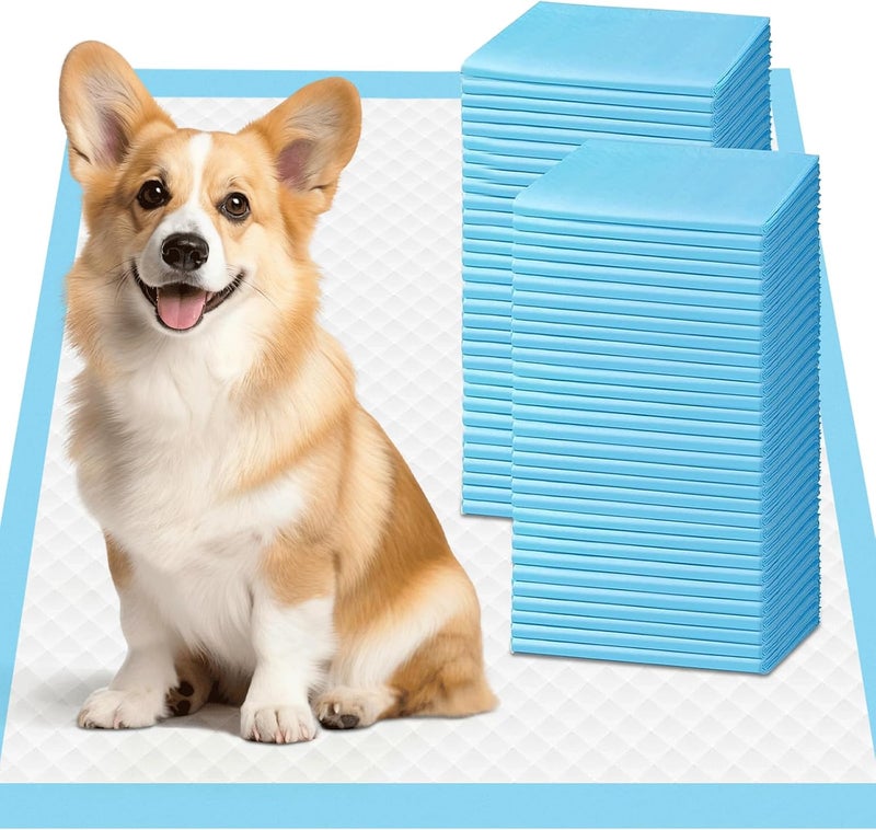 Gimars 6-Layer Extra Thick 60 x 60 cm Super Absorbent 400 ml Leak-Proof Dog Pads — Quick Drying Training Mats for Small/Medium Dogs, Seniors & Multi-Pet Households - Image 1