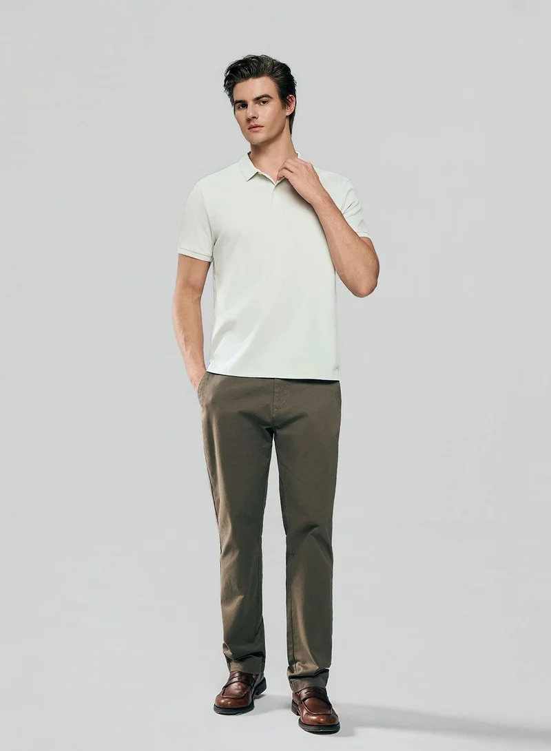 Giordano Men Slim Liquid Touch Cotton Polo Shirt