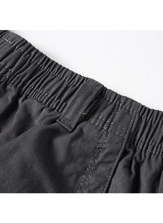Tucano Tucano Men's Casual Pants, Four Seasons Pure Cotton Comfortable Sports Trousers, Business All-match Straight-leg Pants Men's Clothing Black L - Image 3