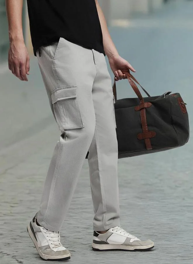 دينيس لينغو بنطال كارجو بقصة سليم فت وخصر متوسط