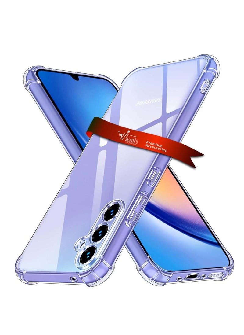 CHAPPELINE - Airbag Case Series Premium Transparent Airbag Shockproof Anti-Yellowing Clear Case Cover For Samsung Galaxy A34 5G 2023 Clear - Image 1