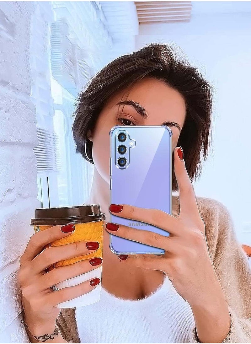 CHAPPELINE - Airbag Case Series Premium Transparent Airbag Shockproof Anti-Yellowing Clear Case Cover For Samsung Galaxy A34 5G 2023 Clear - Image 1
