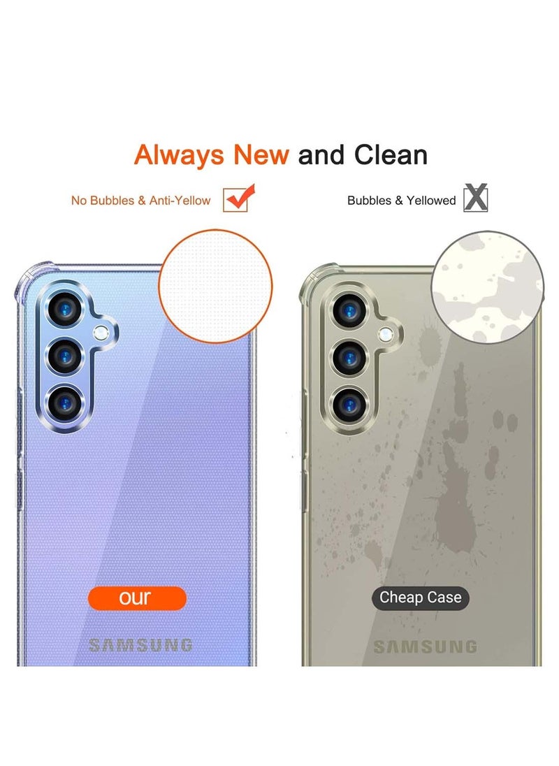 CHAPPELINE - Airbag Case Series Premium Transparent Airbag Shockproof Anti-Yellowing Clear Case Cover For Samsung Galaxy A34 5G 2023 Clear - Image 1