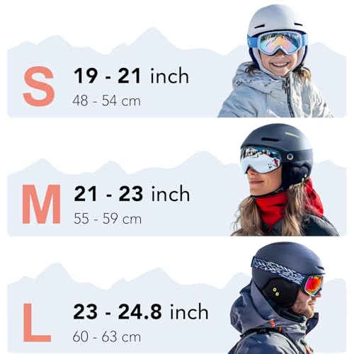 MOUNTALK Ski/Snowboard Helmet for Men,Women & Kids - Adjustable Fit, Lightweight, Meets ASTM Safety Standards - Perfect for Youth, Adults, and Children, Snowboarding Gear & Accessories,Matte White,S - Image 2