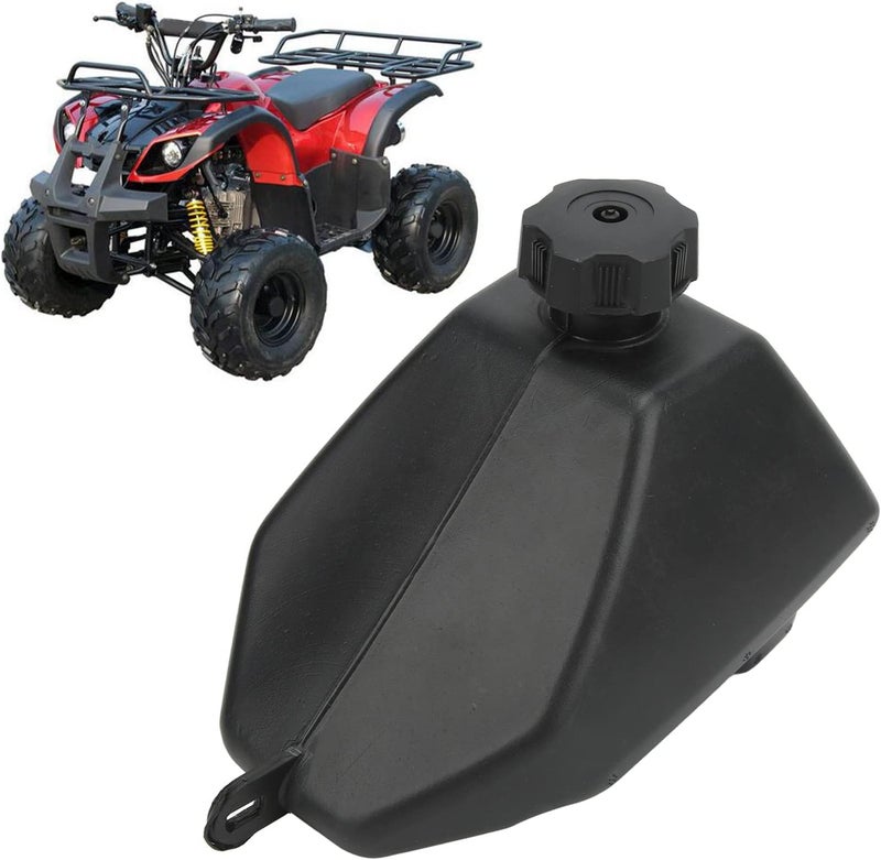 woobles Fuel Tank, Automotive Fuel Tanks,Black Abs Gas Fuel Petrol Tank with Cap for 4 Stroke 50cc 70cc 90cc 110cc 125cc Chinese ATV - Image 5