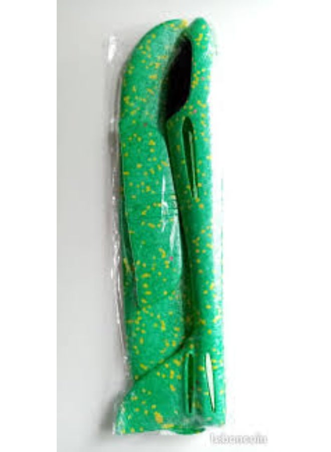 ZAMZIN Green Foam Hand Throw Glider Airplane, Lightweight DIY Toy Plane for Outdoor Flying, Easy Assembly Foam Aircraft for Kids and Recreational Play - Image 2