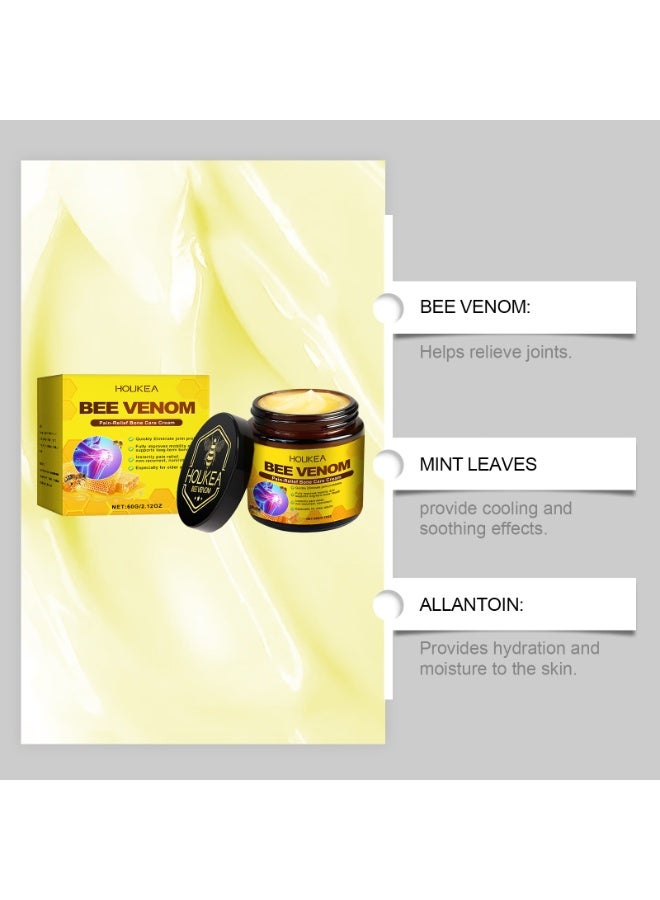 إيلهو كريم تخفيف الألم وعناية بالعظام من سم النحل، 60 جرام - Image 4