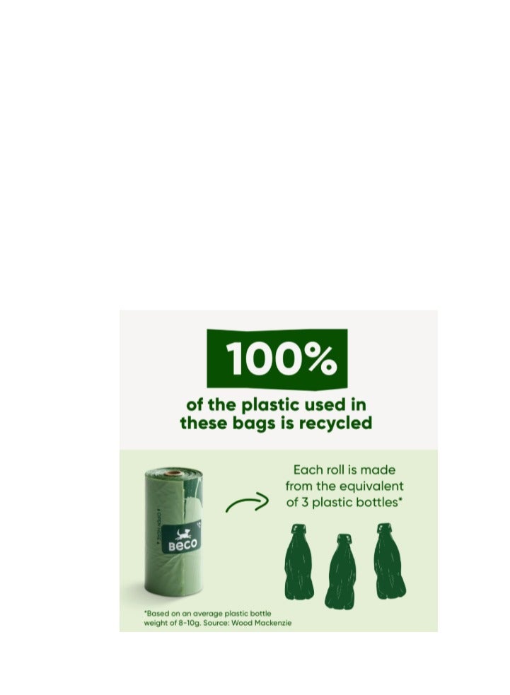 Beco Pets Unscented Poop Bags with Handle 120pcs - Image 3