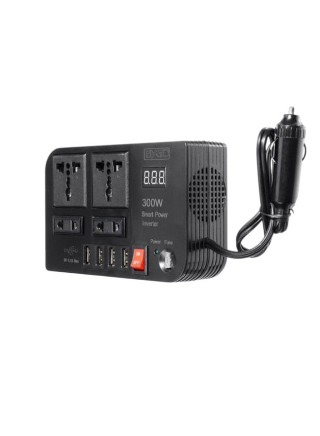 300W Car Inverter DC 12V to AC 220V Fast Charging Adapter - Image 1
