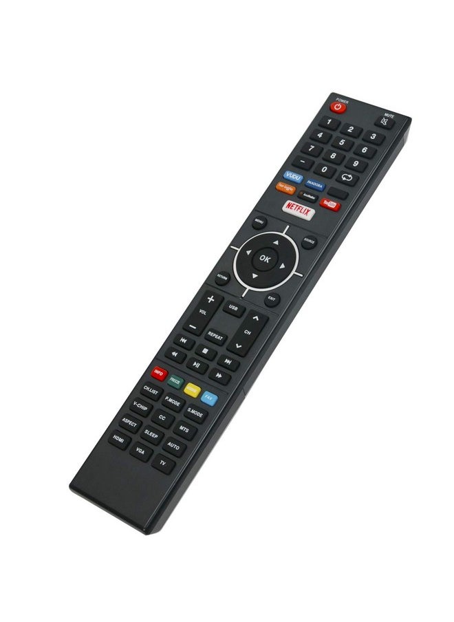 Beyution - New 845-058-03B03 Remote Control Fit For Element Smart Led Tv E2Sw3918 E4Sfc5017 E4Sft551 E4Sj5516H E4St4316H Elsfs422 Elsj5517 Elst3216H Elst4017 Elst4316S With Vudu Pandora Youtube Netflix Keys - Image 1