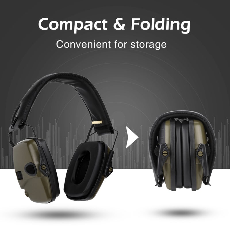 Sport Sound Amplification Electronic Earmuff NoiseProof Hunting Earmuff for Outdoor Sports - Image 4