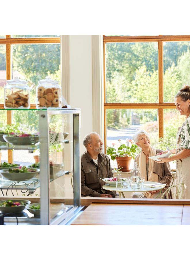 زبون برطمان مع غطاء، زجاج شفاف، سعة 1.9 لتر - Image 5