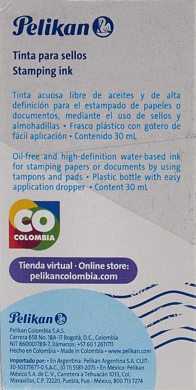 Pelikan Stamp Pad Ink, 30ml, Blue - Image 4