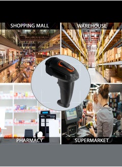 MARGOUN X9103 Barcode Scanner, Wired Laser Barcode Scanner 1D,2D Wired Cable Barcode Reader  - Image 5