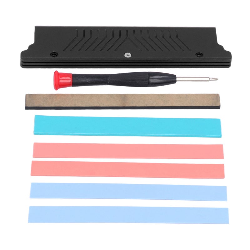 برد ذاكرة الرام: مبرد حراري مزدوج الجانب من الألومنيوم المعدني الأسود - مبرد حراري آمن للذاكرة مع تبديد سريع للحرارة لـ وحدات ذاكرة سطح المكتب DDR1 DDR2 DDR3 DDR4 ECC - Image 4