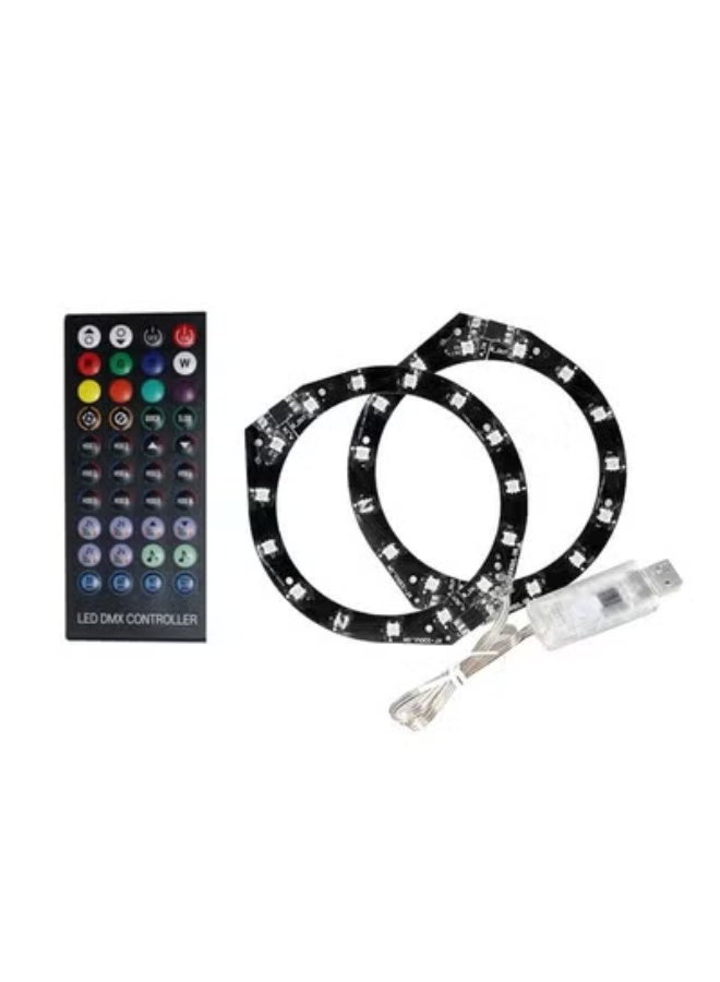 AROAQ PS5 LED Light Strip RGB 8 Colors 400 Effects Light Pickup Light Bar Strip Decorative Accessories for PlayStation 5 Console - Image 1