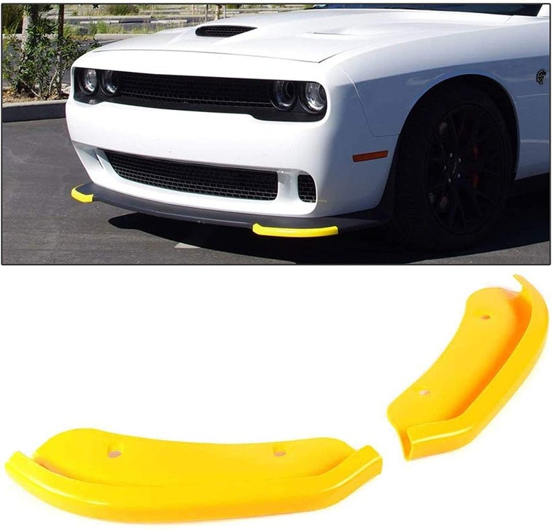 SPORTULI Front Bumper Lip Splitter Protector Replacement for 2015-2021 2022 2023 2024 Dodge Challenger SRT Hellcat,Not for Widebody - Image 1