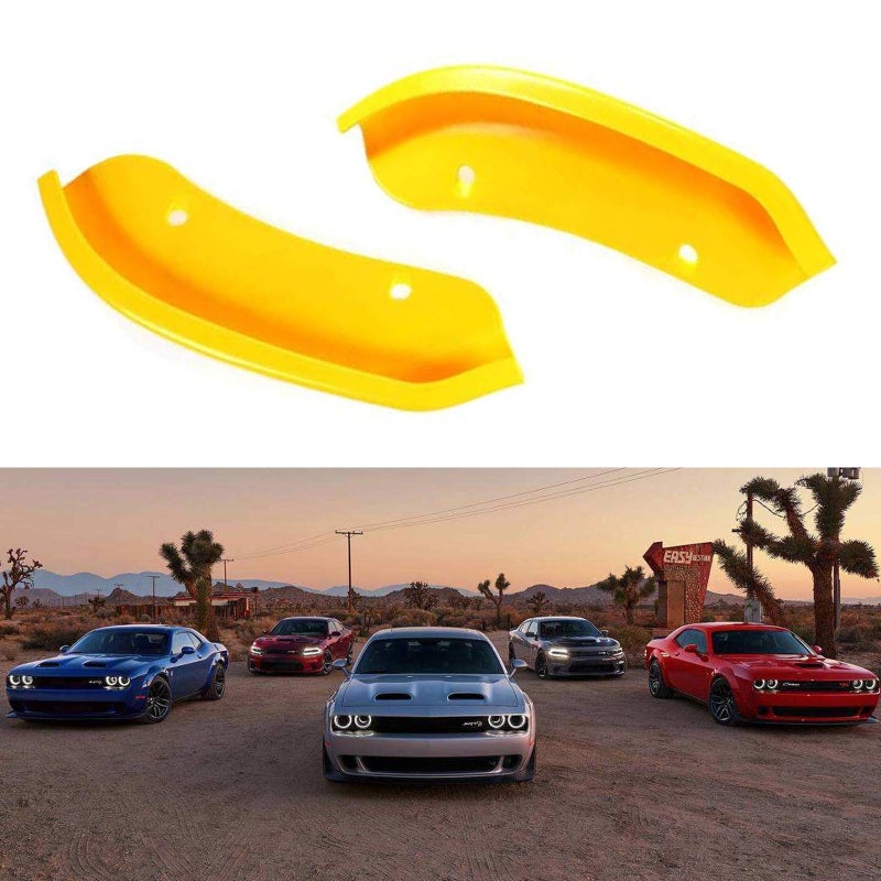 SPORTULI Front Bumper Lip Splitter Protector Replacement for 2015-2021 2022 2023 2024 Dodge Challenger SRT Hellcat,Not for Widebody - Image 5