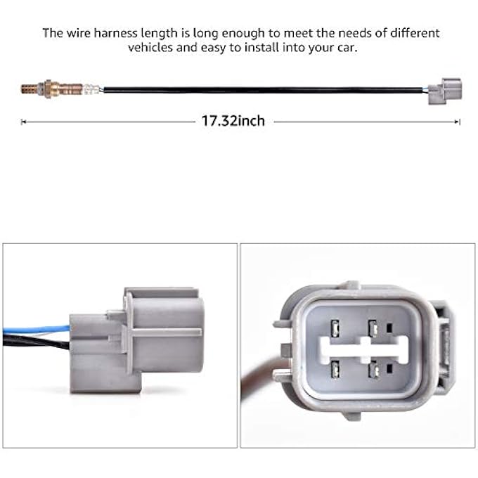 nifeida 2344011 O2 Oxygen Sensor Before Catalytic Converter Upstream 13539 Replacement For 9201 Honda Crv Civic Del Sol 16L 20L 22L 23L VtecAcura Integra Vigor 18L 25L 4 Wire Oe36531P2T003 - Image 4