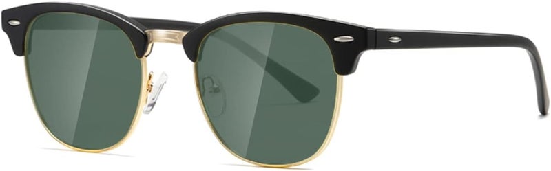 AEVOGUE Polarized Sunglasses For Women And Men Semi Rimless Frame Retro Sun Glasses AE0369 - Image 1