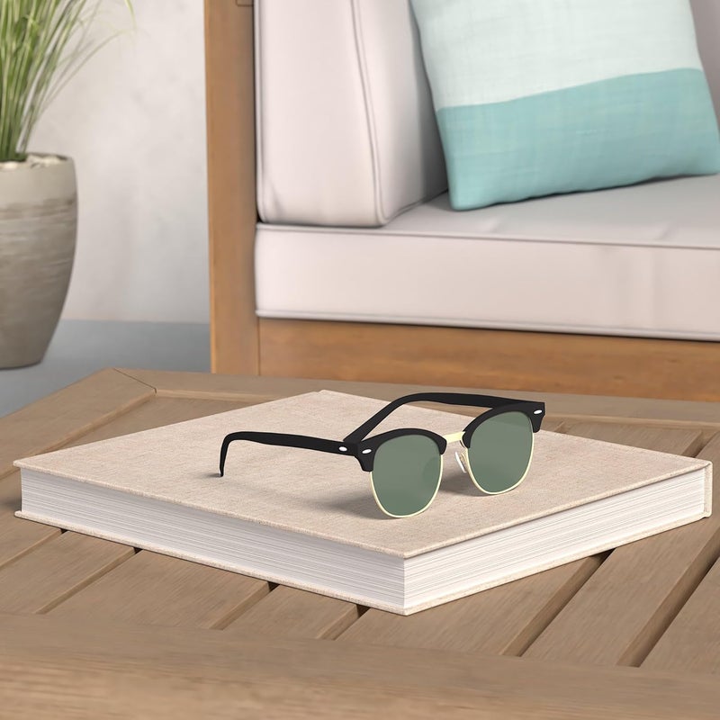 AEVOGUE Polarized Sunglasses For Women And Men Semi Rimless Frame Retro Sun Glasses AE0369 - Image 2