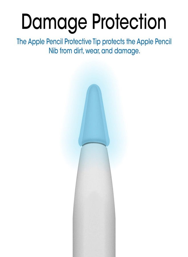TechMatte Apple Pencil Tip Cover (40-Pack, Clear) Drawing Increased Friction Tool Compatible with Apple Pencil 1 and 2 - Image 4