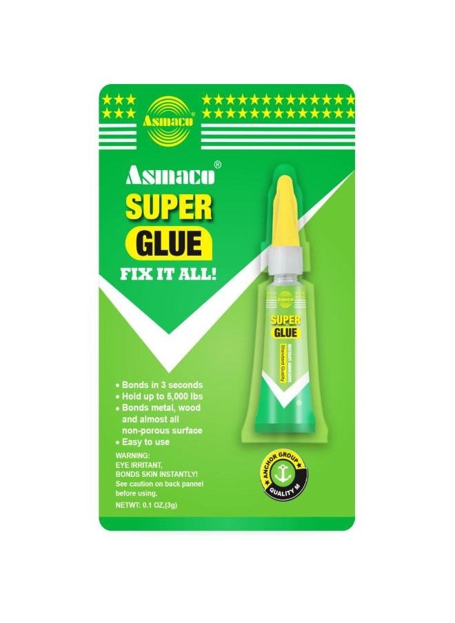 Asmaco Asmaco Super Glue Single - 3 Gms - Set of 01 