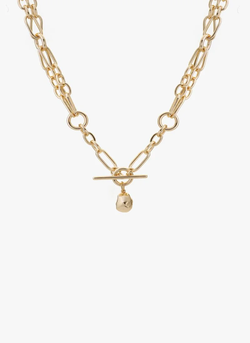 توتي وشركاه Horizon Necklace Gold