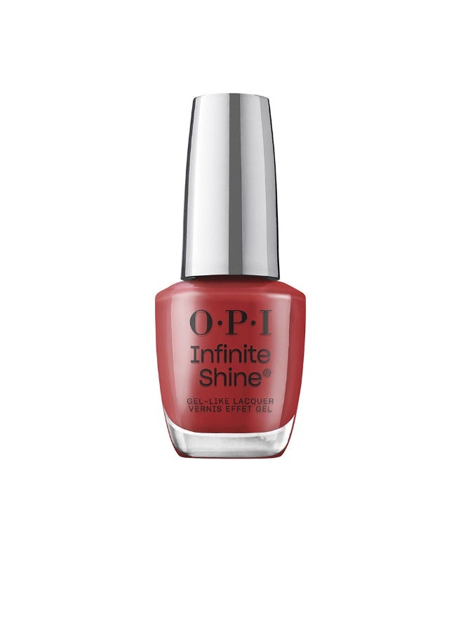 Opi Infinite Shine Gel-Like Nail Lacquer Color Big Apple Red 15ml - Image 1