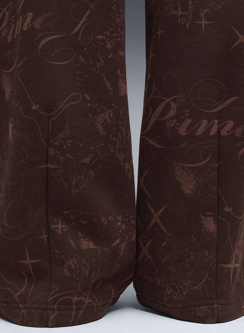 PUMA Essential Graphic Streetglam Slouchy Aop Pants - Image 4