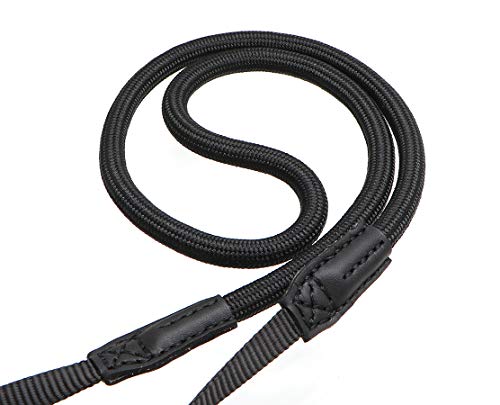 HITHUT Quick Release Camera Neck Strap Shoulder Strap Belt for Mirrorless Digital Cameras Climbing Rope with Quick Release QD Loops Connector with O-Ring Adjustable Length 30-53inch Black - Image 1