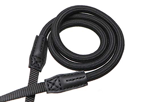 HITHUT Quick Release Camera Neck Strap Shoulder Strap Belt for Mirrorless Digital Cameras Climbing Rope with Quick Release QD Loops Connector with O-Ring Adjustable Length 30-53inch Black - Image 5