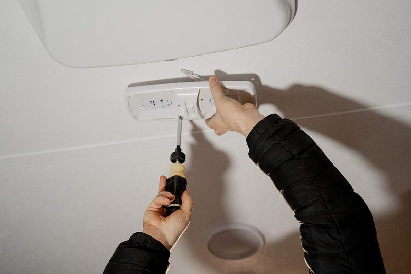 Lumitronics Designer Double LED RV Dome Light with 3-Way Switch and Removable Lenses - Image 5
