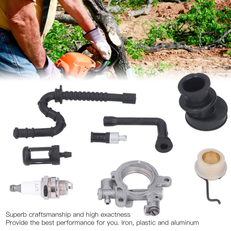 Oil Pump Worm Gear Kit: High-Precision Durable Iron Plastic Aluminum Construction - OE Number 1127 640 3200 1127 640 3204 Perfect Fitment for STIHL 029 039 MS290 MS310 MS390 Chain Saw for Garden Tool - Image 3