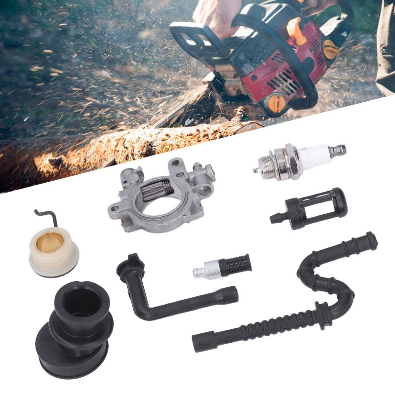 Oil Pump Worm Gear Kit: High-Precision Durable Iron Plastic Aluminum Construction - OE Number 1127 640 3200 1127 640 3204 Perfect Fitment for STIHL 029 039 MS290 MS310 MS390 Chain Saw for Garden Tool - Image 4